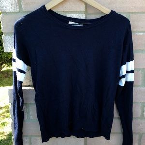 Varsity blue sweater